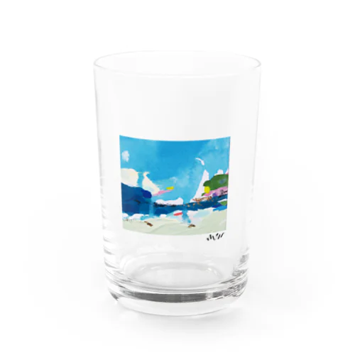 Peaceful Place Water Glass
