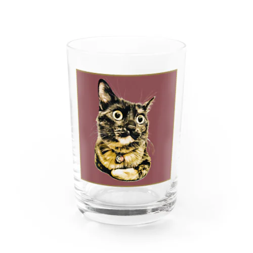 実写のポン(手袋) Water Glass