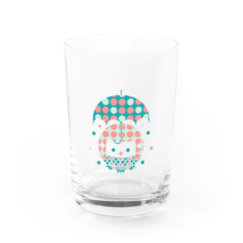 梅雨のアマビエちゃん Water Glass