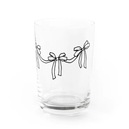 ふんだんにリボン Water Glass