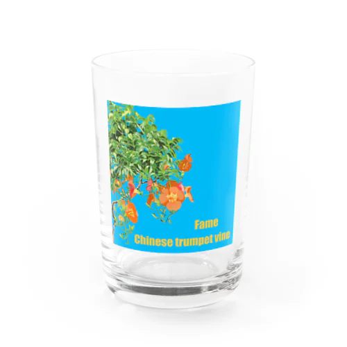 夏のノウゼンカズラ Water Glass