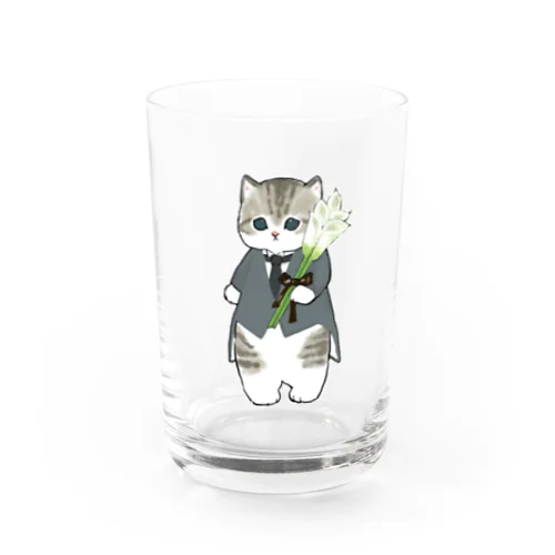 花婿にゃん Water Glass