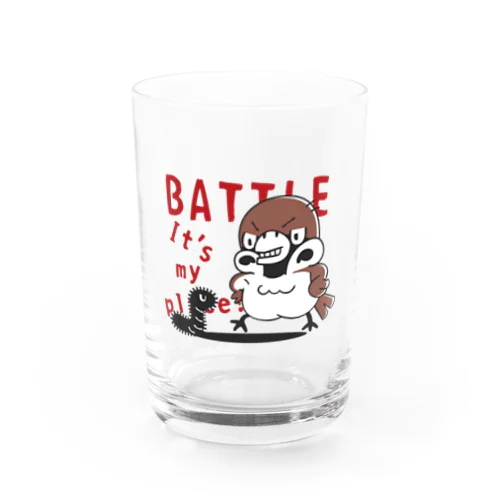 スズメがちゅん　BATTLEちゅん Water Glass