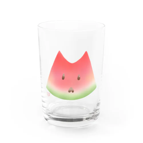 😺猫スイカ🍉 グラス