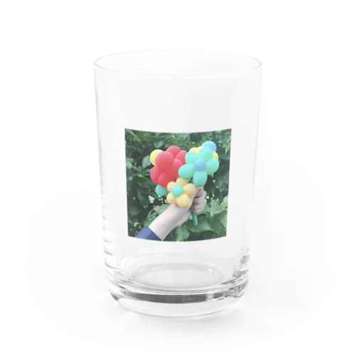 花と風船 Water Glass