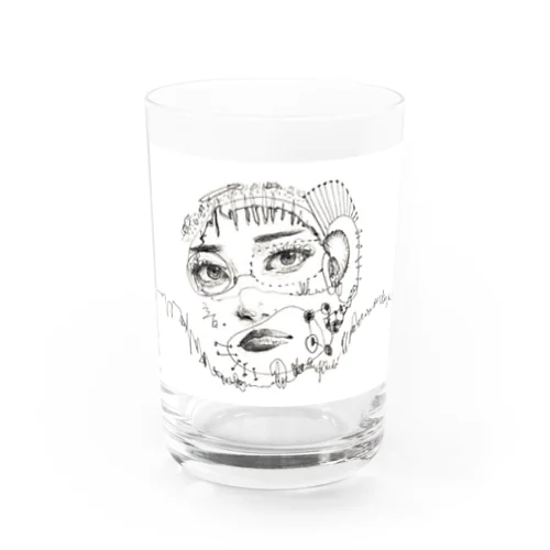 鉛筆画「音」 Water Glass