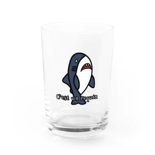 鮫でーす Water Glass