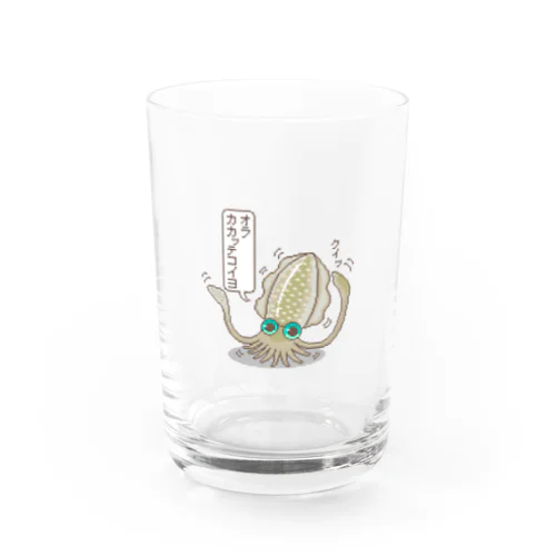 煽りイカ Water Glass