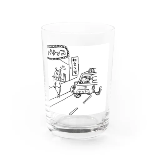 宇宙レディ Water Glass