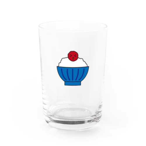 梅干しごはん Water Glass