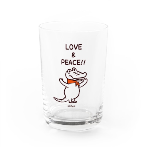 ワニさん　パンダのおはなし Water Glass