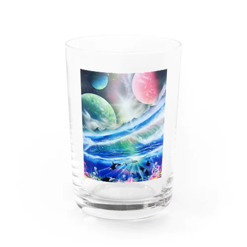 スプレーアート2ワールド Water Glass