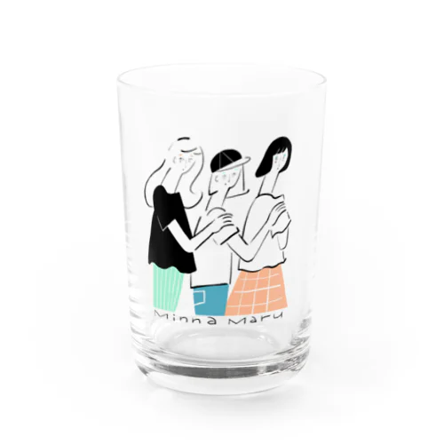 みんなマル Water Glass