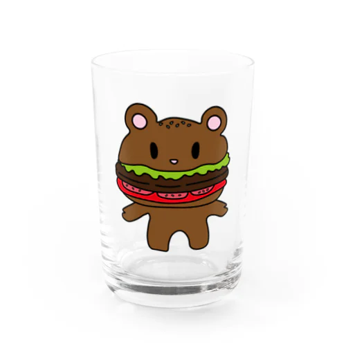 ハンバーガーベア Water Glass