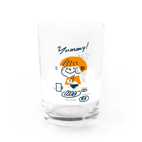 ひとくち餃子ひろやす（女の子） Water Glass