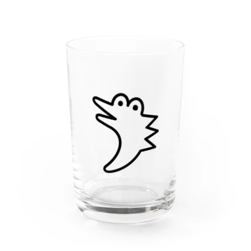 とうめいワニ（太） Water Glass