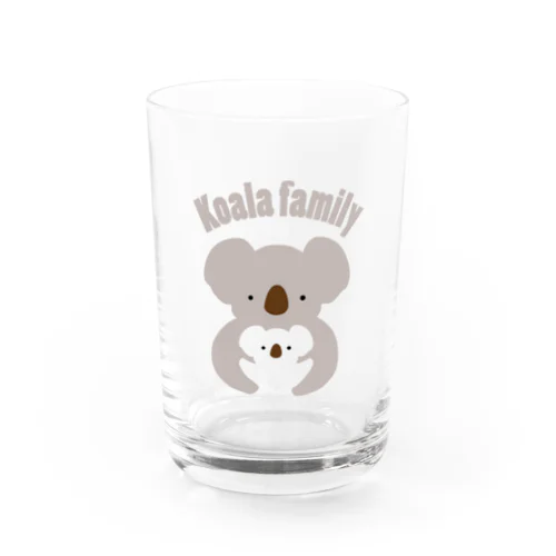 Koala Family Water Glass