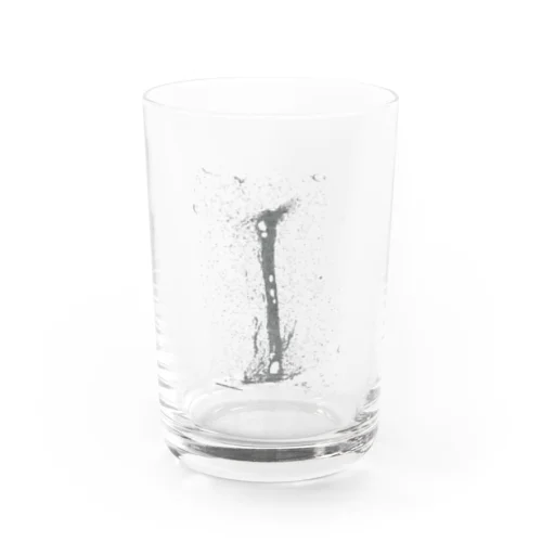 mountain_clear_たて Water Glass
