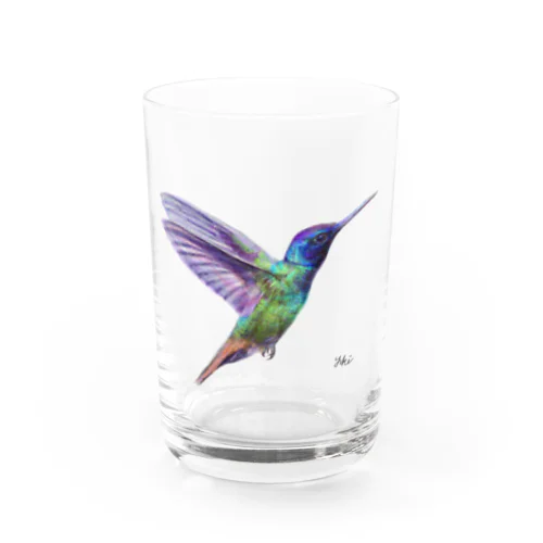 Hummingbird  Water Glass