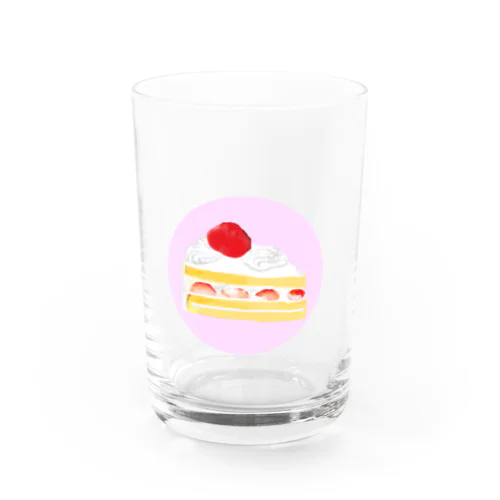とろ〜りショートケーキ Water Glass