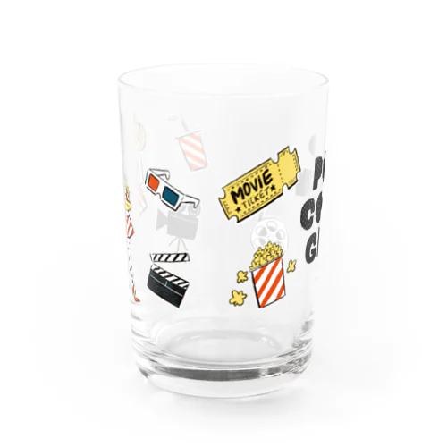 Popcorn Girl Water Glass