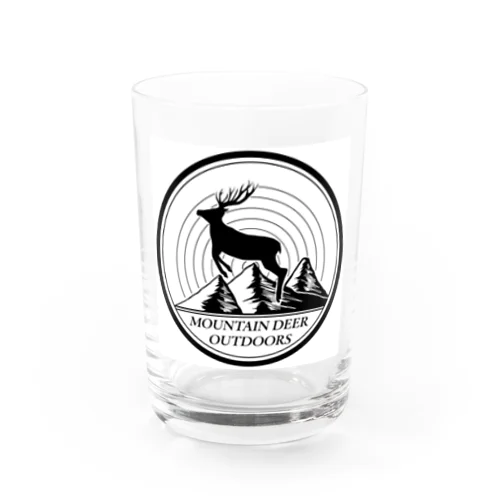 Mountain deer outdoors オリジナルグッズ♪ Water Glass