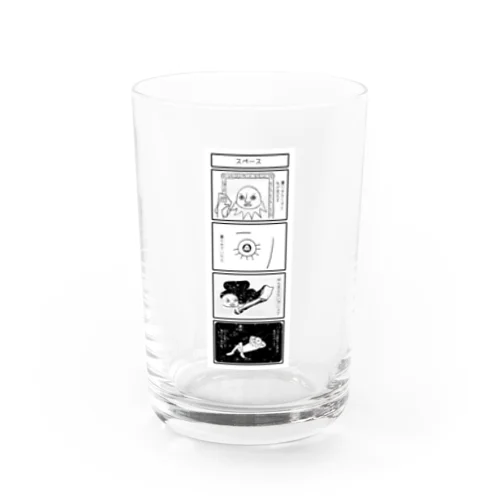 四コマ漫画 Water Glass