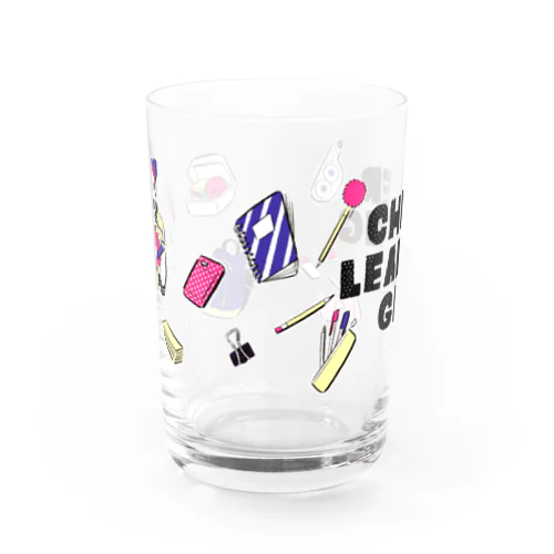 Cheerleader Water Glass