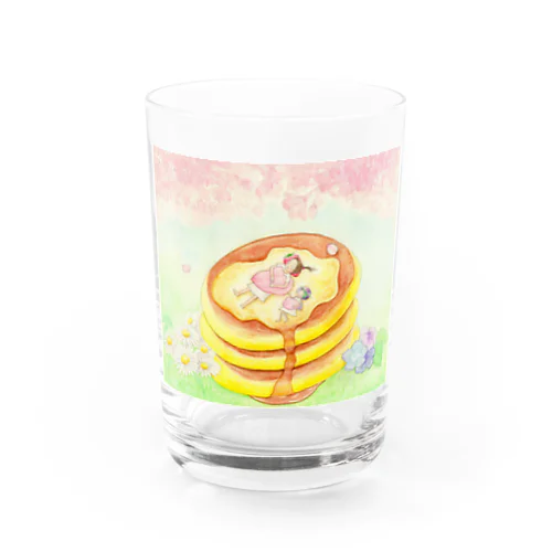 お昼寝ホットケーキ Water Glass