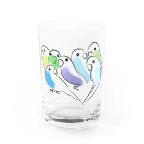 myインコたち Water Glass