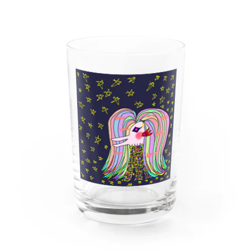 アマビエちゃん Water Glass