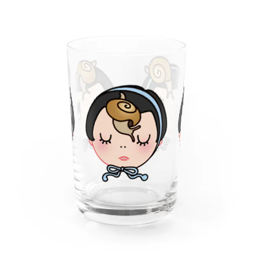 snail girl Water Glass