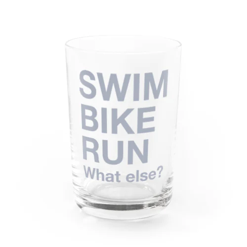 SWIM BIKE RUN Water Glass