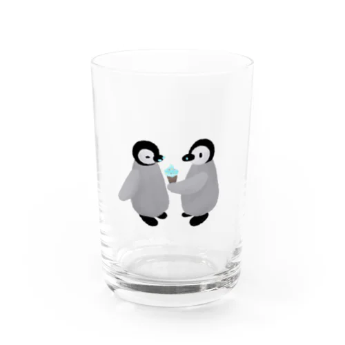 ペンギンの赤ちゃんアイス食べる Water Glass