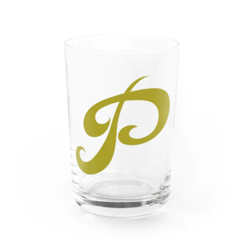 イニシャルP Water Glass