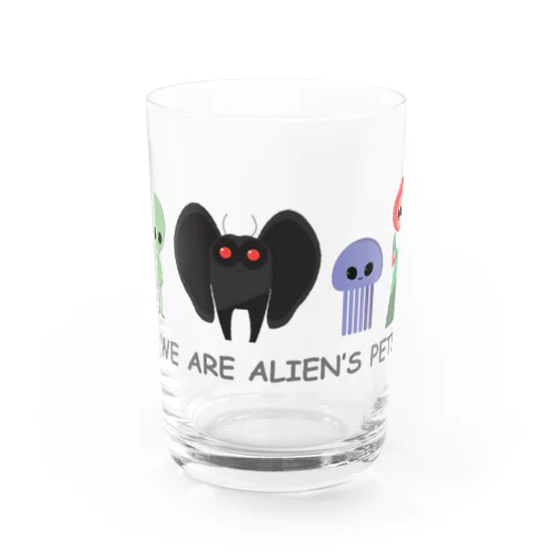 WE ARE ALIEN'S PETS. Water Glass