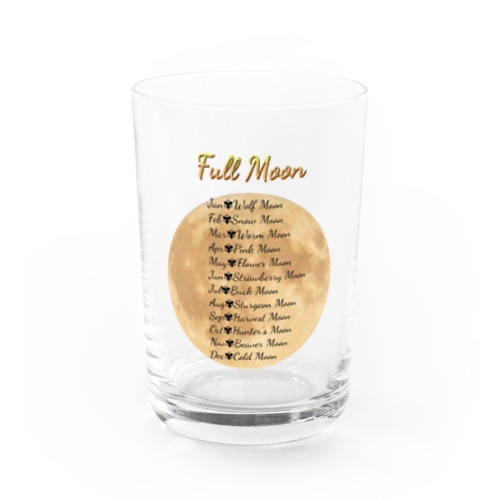 満月の呼び名 Water Glass
