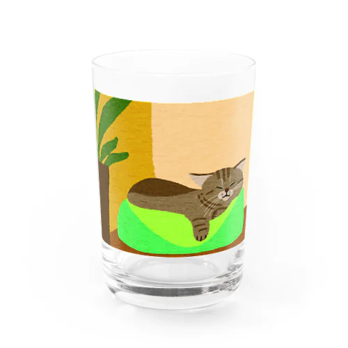 cat Water Glass