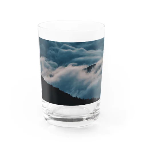 山の静けさ Water Glass