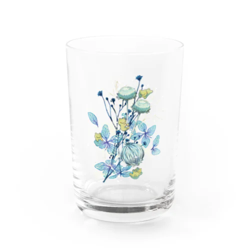 ハーバリウムケロ(ブルー) グラス