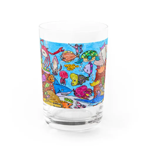 カムくん海のシリーズ Water Glass