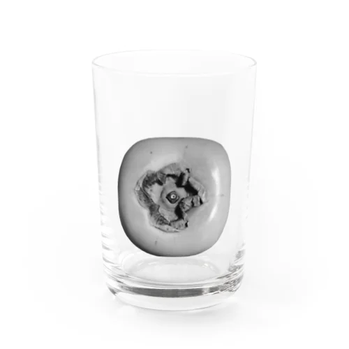 柿好き-monochrome Water Glass