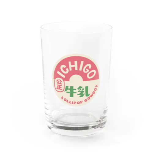 イチゴ牛乳 Water Glass