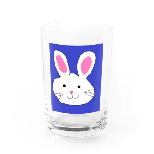 てがきうさぎ Water Glass