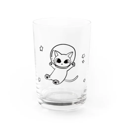 宇宙ネコチャン Water Glass