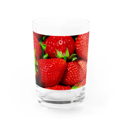 苺盛り Water Glass