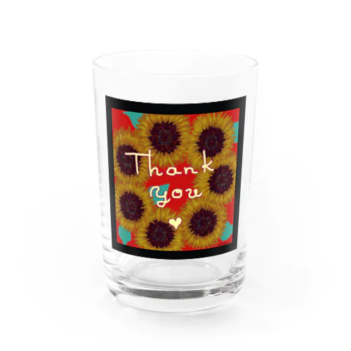 [ Thanks Sunflower ] Water Glass