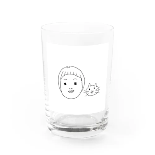モヤシとネコ Water Glass