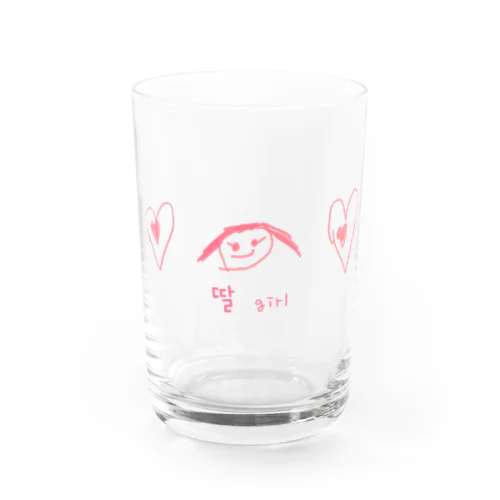 딸（girl) 女の子 Water Glass