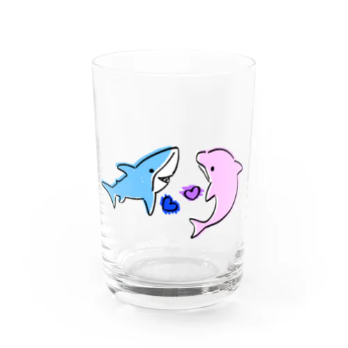 さめいるか Water Glass